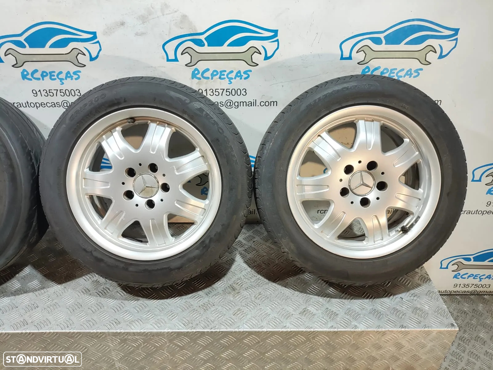 Jantes 16 Polegadas Originais Mercedes Benz - 5x112 - A1714010902 - CLK SLK R170 R171 Class C W202 W203 - 7