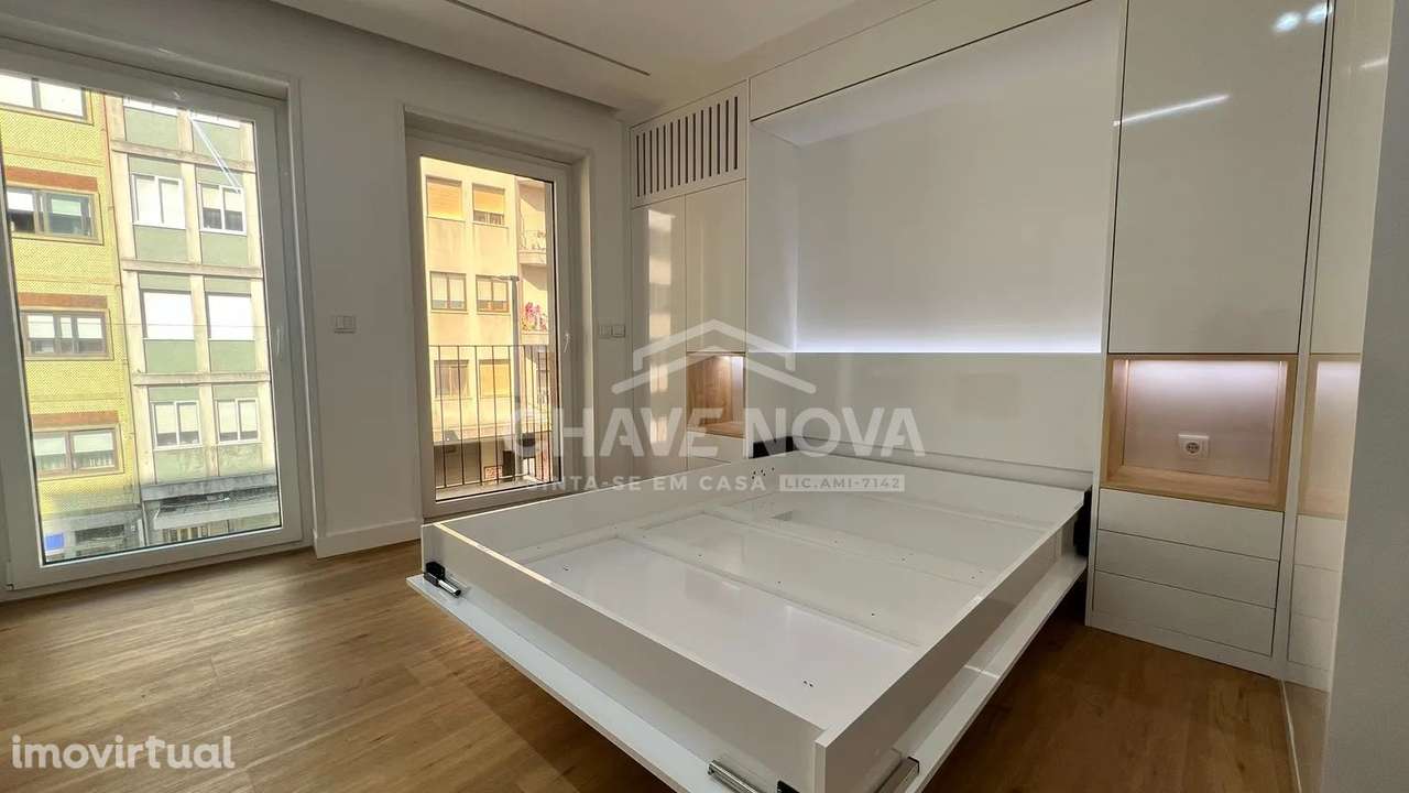 Apartamento T0 Novo com Varanda no Porto - Studios City On - Grande imagem: 3/8
