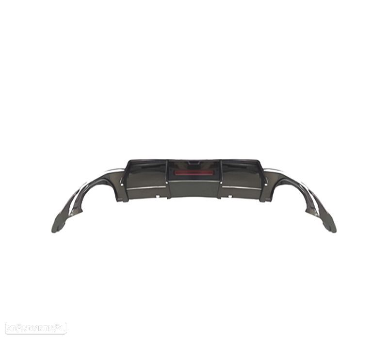 DIFUSOR VOLKSWAGEN VW GOLF 7.5 17-20 + LUZ DE TRAVAGEM LOOK TCR SAÍDA DUPLA - 2