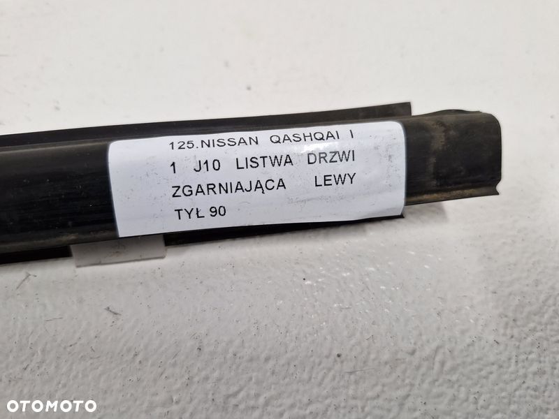 nissan qashqai 1 i j10 listwa zgarniająca drzwi lewy tył lewa tylna - 5
