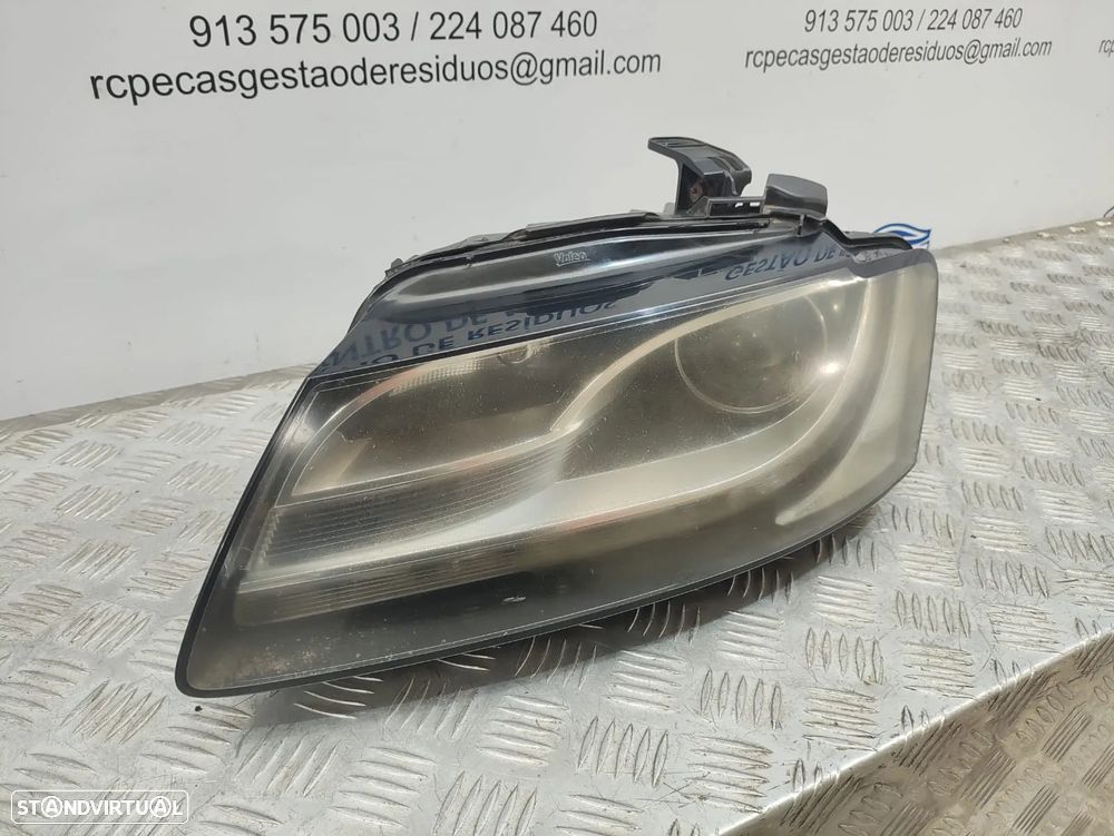 Farol Otica Frente Frontal Esquerda A5 8T Xenon Original VAG Audi 8T0941003M - 6