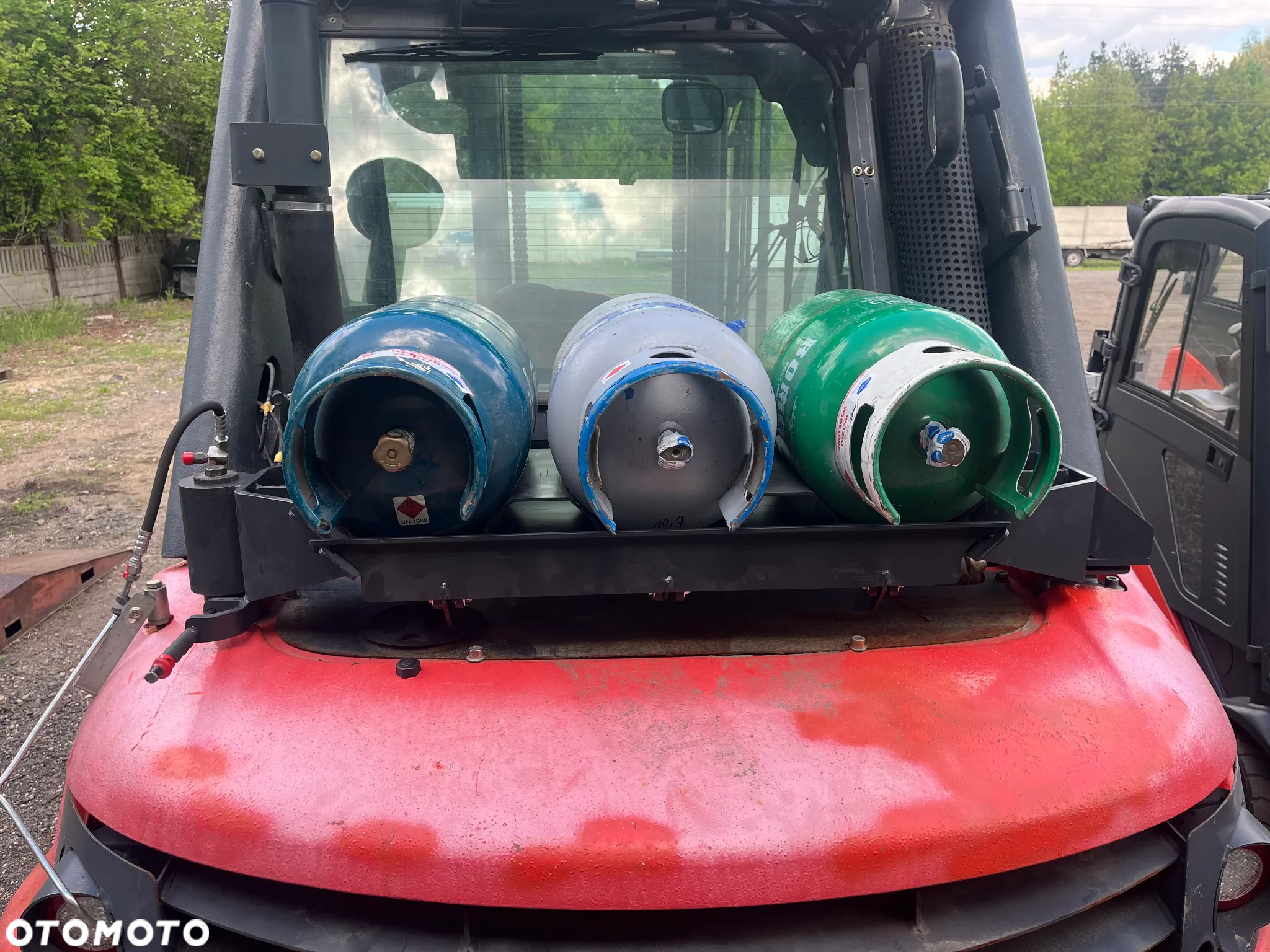 Linde H60-T 396-03 Gaz LPG Kabina Klima Pozycjoner Przesuw boczny - 4