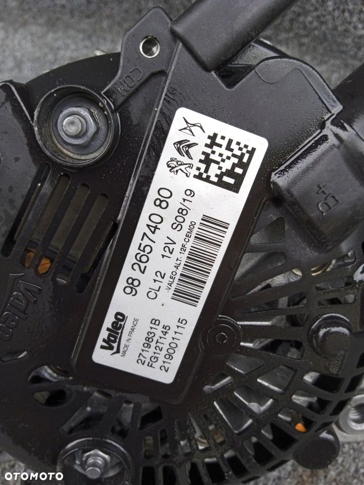 peugeot citroen alternator 1.2 puretech - 2