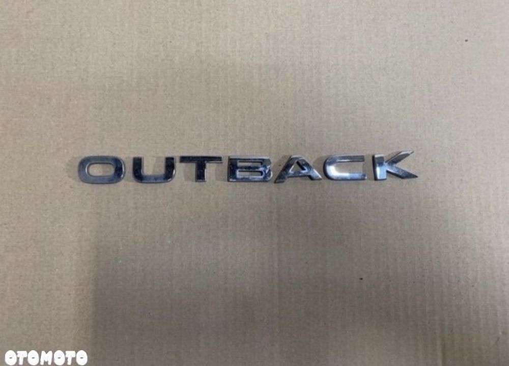Emblemat znaczek napis OUTBACK Subaru legacy V outback IV - 1