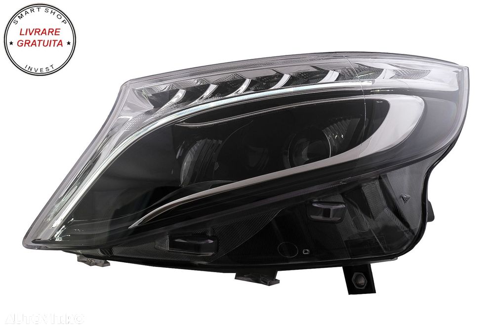 Faruri LED Mercedes V-Class W447 Vito (2014-2017) Negru- livrare gratuita - 10