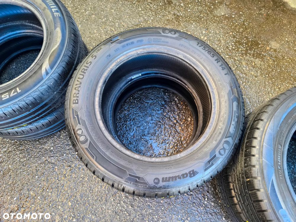 175/65R14 82T Opony Letnie Lato BARUM BRAVURIS 5HM 7,5mm 23r. J.NOWE Legnica ALU-RAD 175/65 - 4