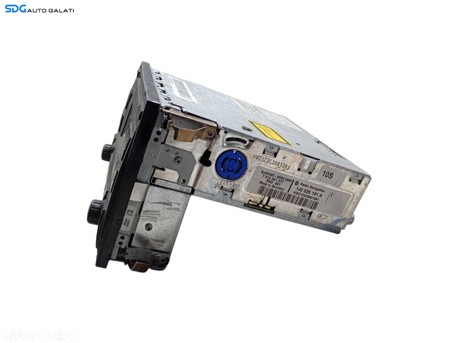 Unitate Radio Navi Navigatie GPS Volkswagen Sharan 2001 - 2010 Cod 1J0035191A [LC0854] - 5