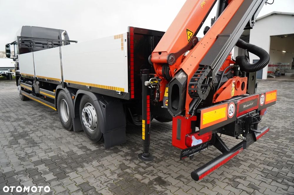 MAN TGS 26.440 / 6X2 / SKRZYNIOWY 7,5 M / OŚ PODNOSZONA  + HDS PALFINGER PK 18002  / MAX UDŹWIG: 6 000 KG / STEROWANIE RADIOWE / ROTATOR / KLIMA POSTOJOWA /  MANUAL / EURO 6 - 10