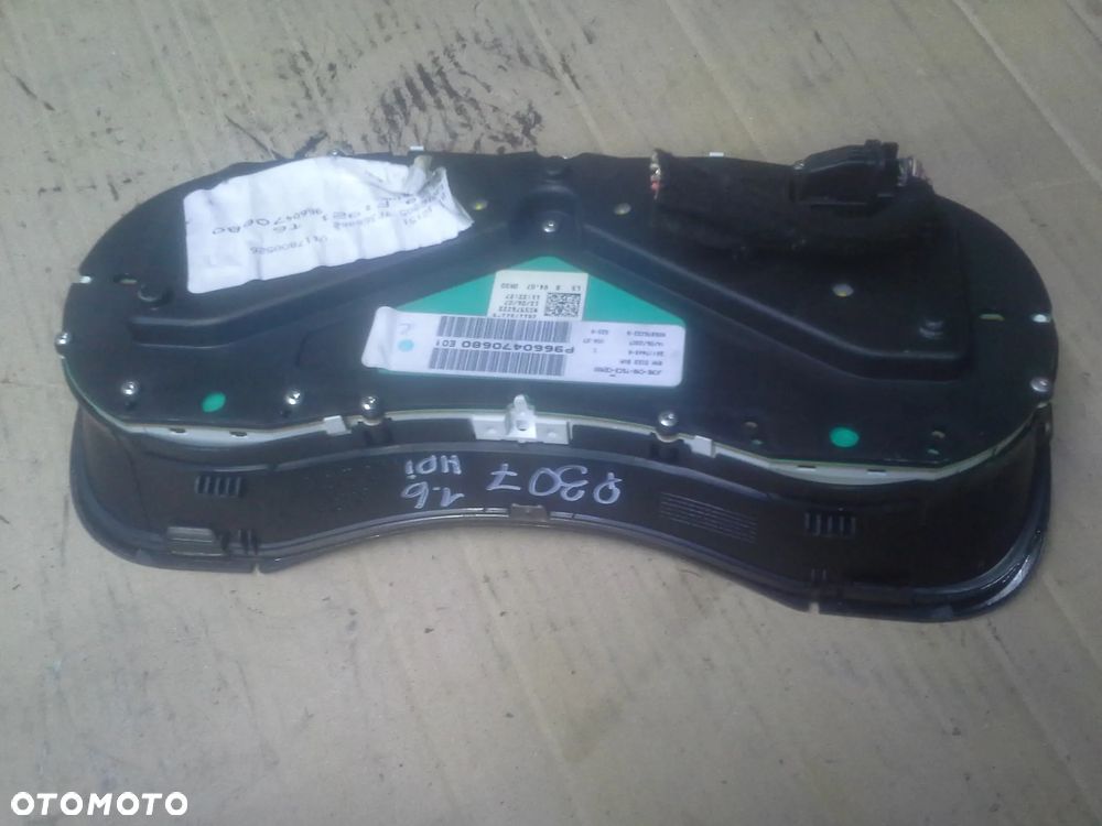 Peugeot 307 FL 1.6HDi 90KM 9HX zestaw startowy komputer 0281011863 stacyjka imoo bsi - 6