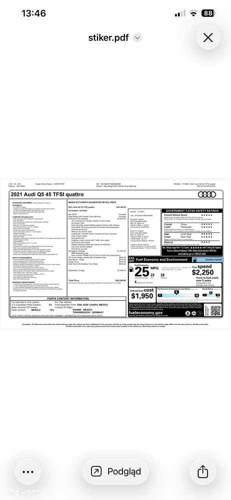 Audi Q5 45 TFSI mHEV Quattro S tronic - 13