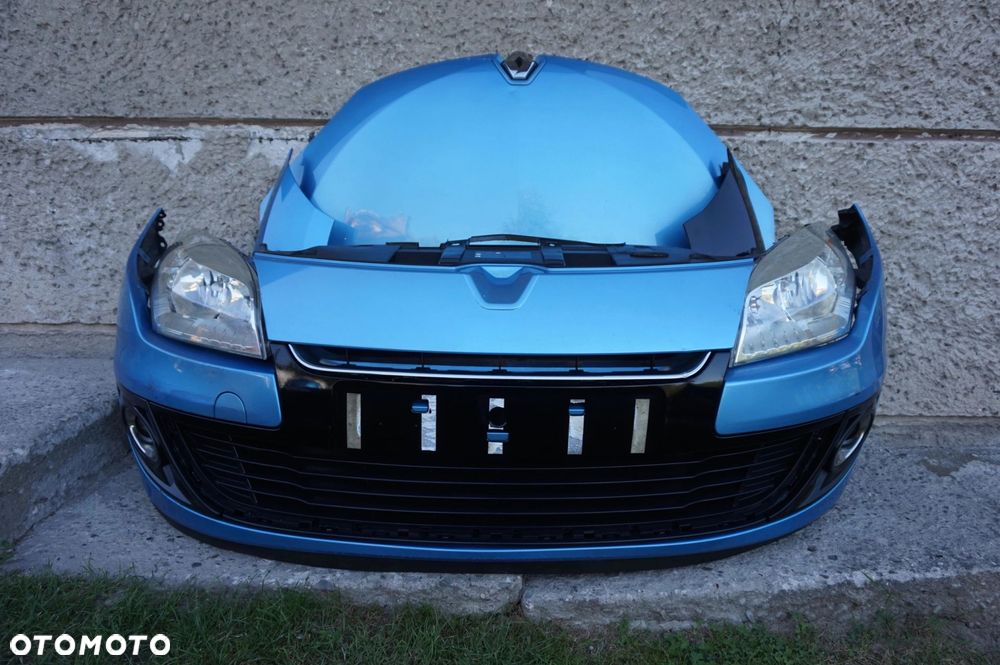 ZDERZAK MASKA BŁOTNIK KOMPLETNY PRZÓD RENAULT MEGANE III 3 LIFT 11/13r - 2