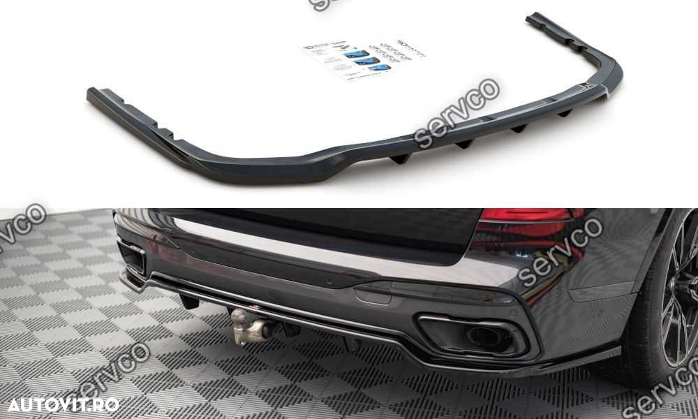 Prelungire splitter bara spate BMW X7 M G07 2018-22 v1 - Maxton Design - 1