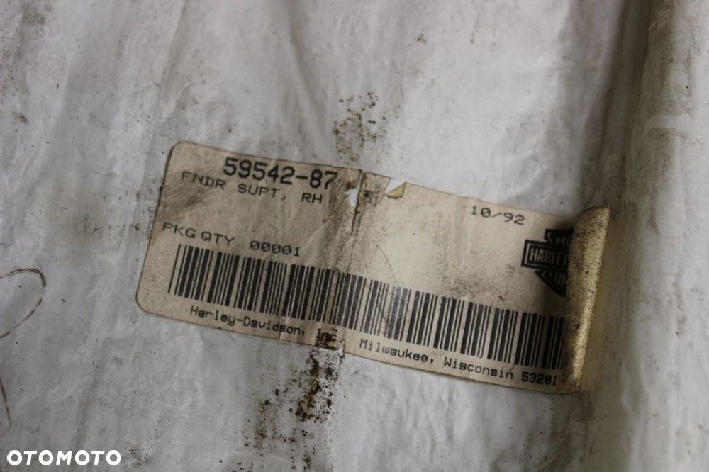 Wspornik błotnika prawy stelaż chrom Harley Davidson FXR 59542-87 - 7