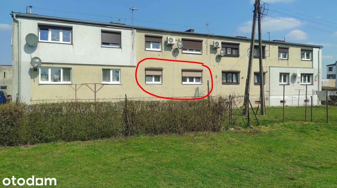 Dwupokojowe mieszkanie z ogródkiem i piwnicą