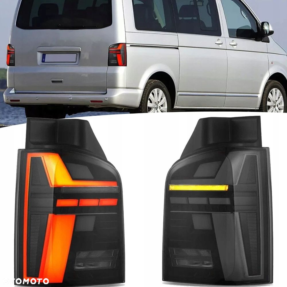 Lampy tyl Dynamiczne Led T6-look Vw T5 Transporter Multivan Caravelle 03-15 - 3