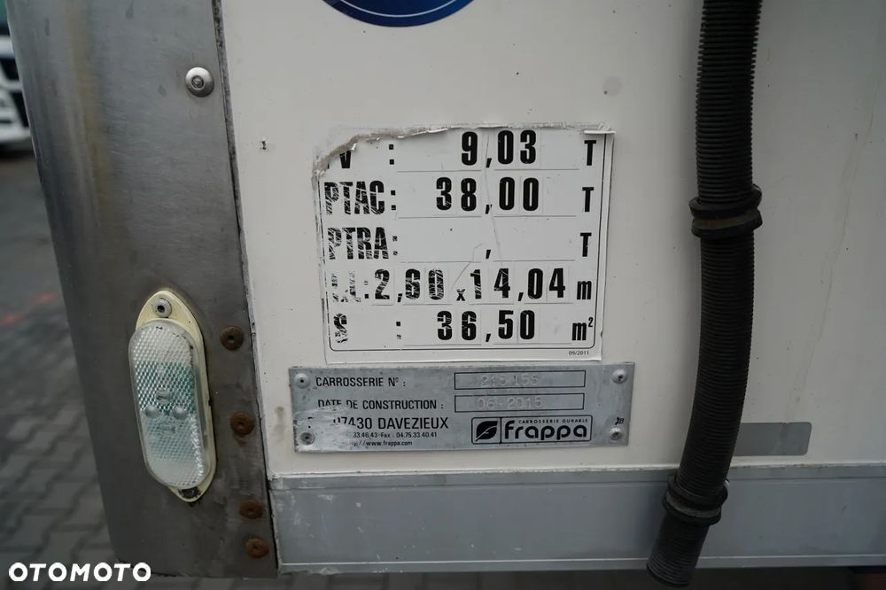 LeciTrailer CHŁODNIA / CARRIER VECTOR 1350  / OŚ PODNOSZONA / OSIE SAF - 22