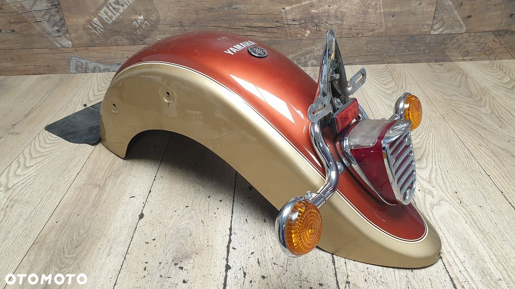 Błotnik tył lampa osłona chrom kierunkowskazy Yamaha XVS650 Drag Star Classic - 3