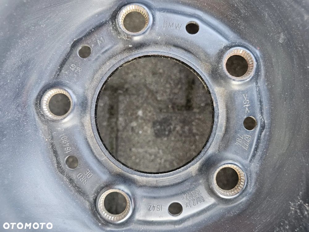 (S48) Felgi Stalowe 16'' BMW OE 1 E81 E82 E87 3 E36 E46 E90 5 E60 / 6,5Jx16 IS42 5x120 - 6