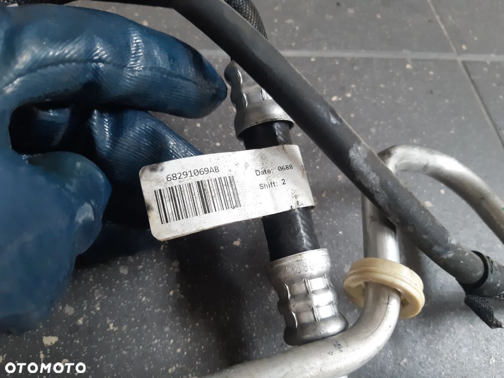 Chłodnica oleju skrzyni biegów JEEP WRANGLER JL IV 3.6 2018- 68233384AB przewody - 3