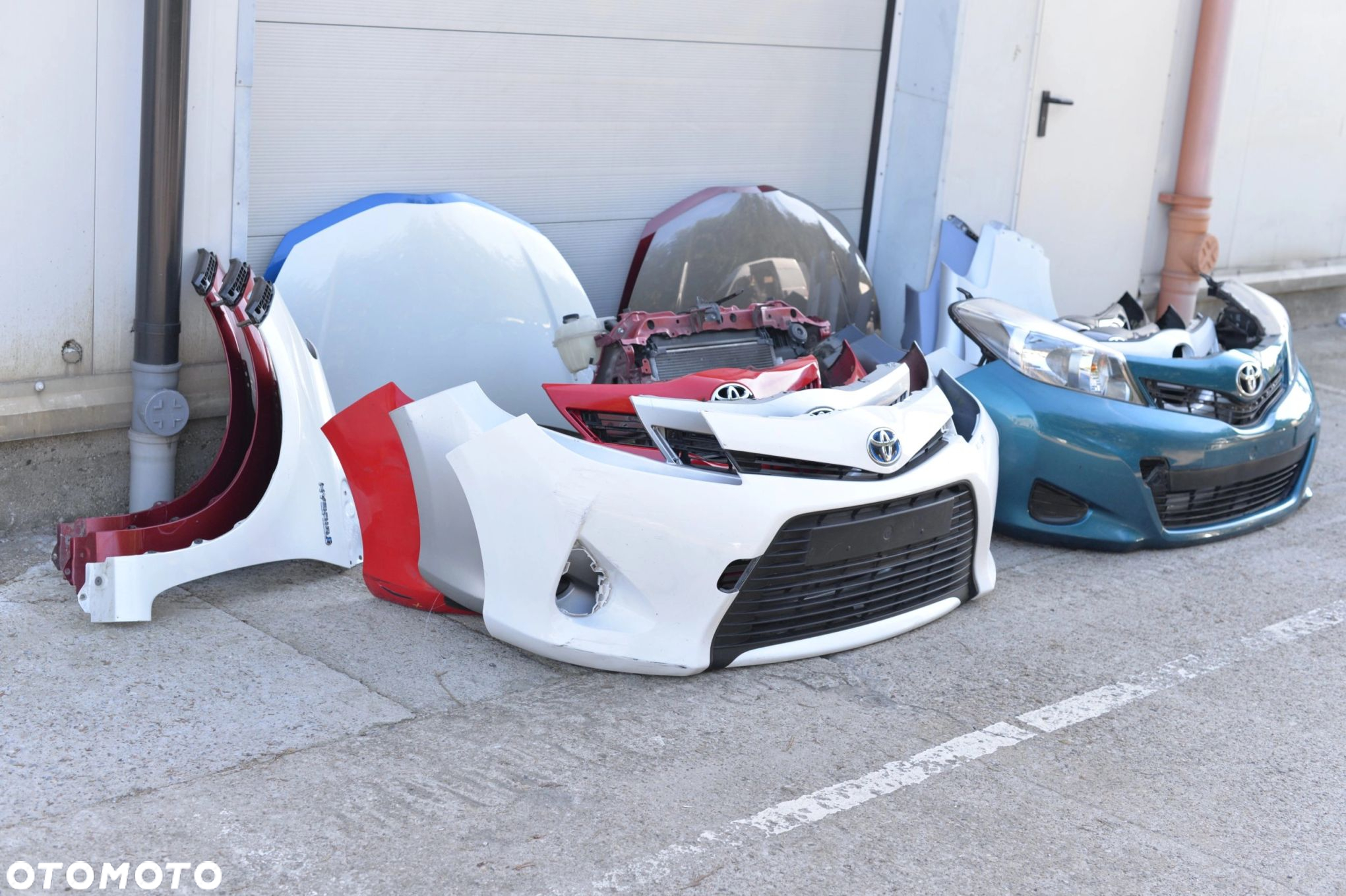 MASKA ZDERZAK GRILL BŁOTNIK LAMPA H7 XENON PAS BELKA TOYOTA YARIS 3 III - 4