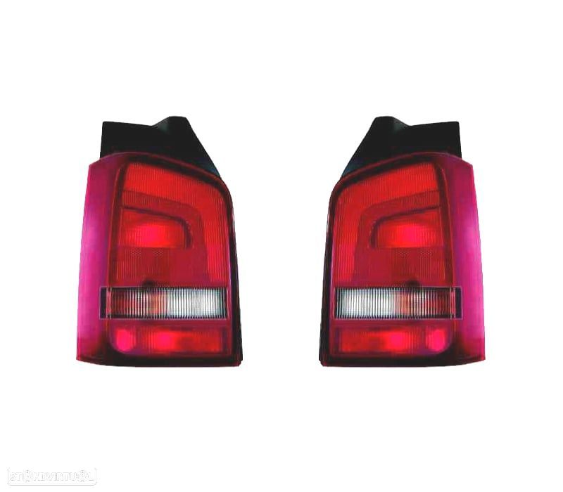 FAROLINS PARA VOLKSWAGEN VW TRANSPORTER T5 1P 10- FUMADO VERMELHO - 1