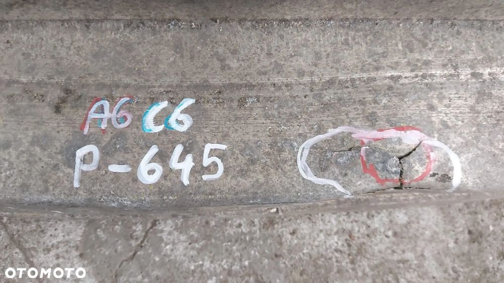 Belka Zderzaka Belka Pod Zderzak Przód Audi A6 C6 Uszk. (2004 – 2011 ) - Gwarancja Wysyłka - 4