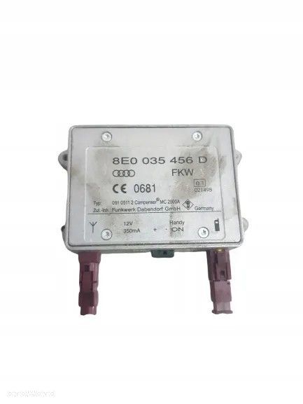 AUDI A6 C6 WZMACNIACZ ANTENOWY 8E0035456D - 1