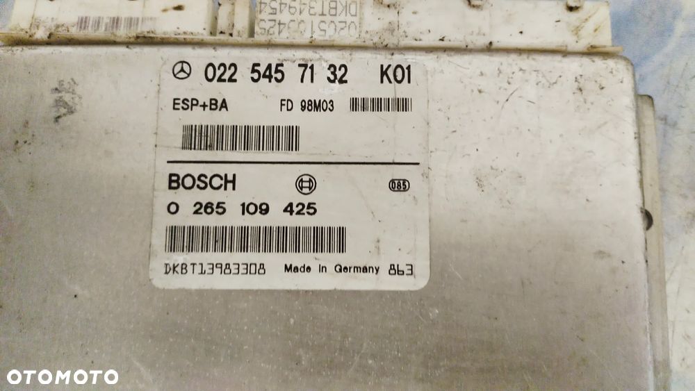 STEROWNIK 0225457132 0265109425 Mercedes-Benz - 2