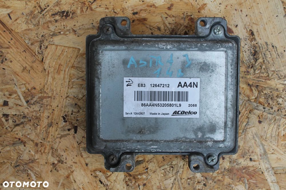 Opel Astra 1,4B Komputer Sterownik Silnika - 2