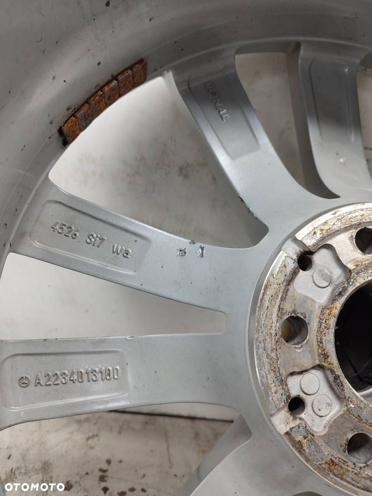 FELGA ALUMINIOWA 19 8,5J 5X112 66,1 31,5  MERCEDES-BENZ KLASA S (W221) 2005 - 2013 S 400 Hybrid - 7