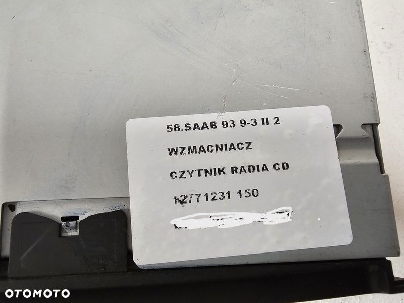 SAAB 9-3 93 II 2 WZMACNIACZ CZYTNIK RADIA CD 12771231 - 12