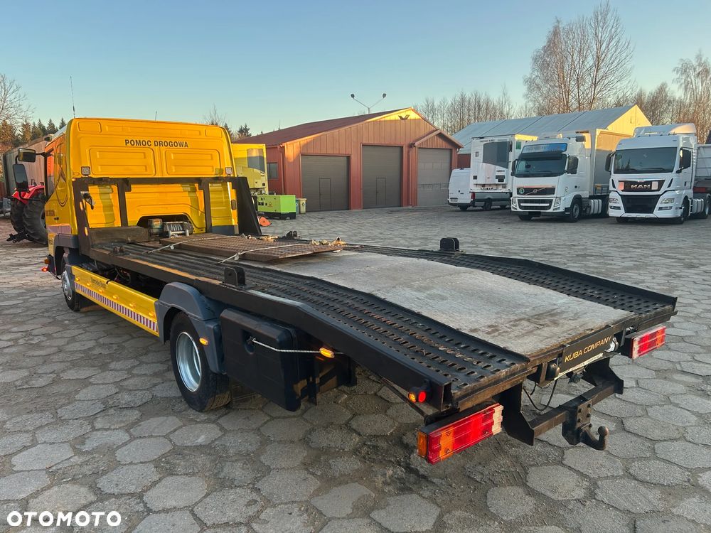 Mercedes-Benz ATEGO 815 LAWETA NA 2 AUTA / WCIĄGARKA Z PILOTEM / POMOC DROGOWA Z NAJAZDAMI / BARDZO ŁADNY STAN / OŚWIETLENIE OSTRZEGAWCZE / KABINA SYPIALNA !! - 7