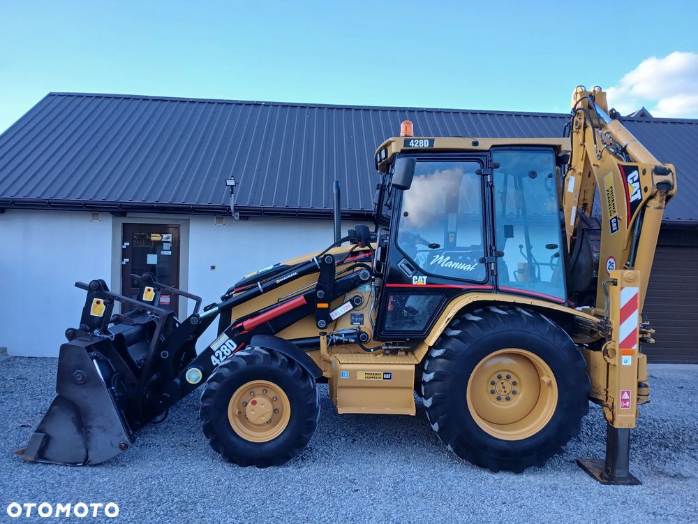 Caterpillar 428D/ORYGINAŁ/8200h!/2 ŁYŻKI - 5