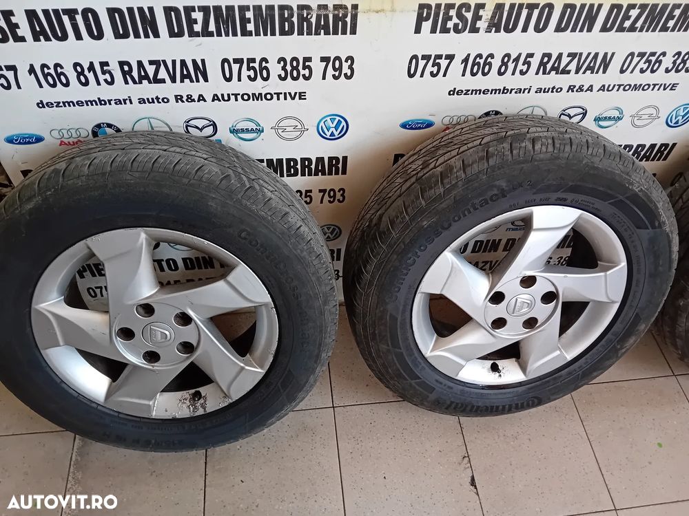 Jante Aluminiu Dacia Duster 215/65R16 Anvelope Continental 2023 Vara F Bune Jante Dacia Duster - 5