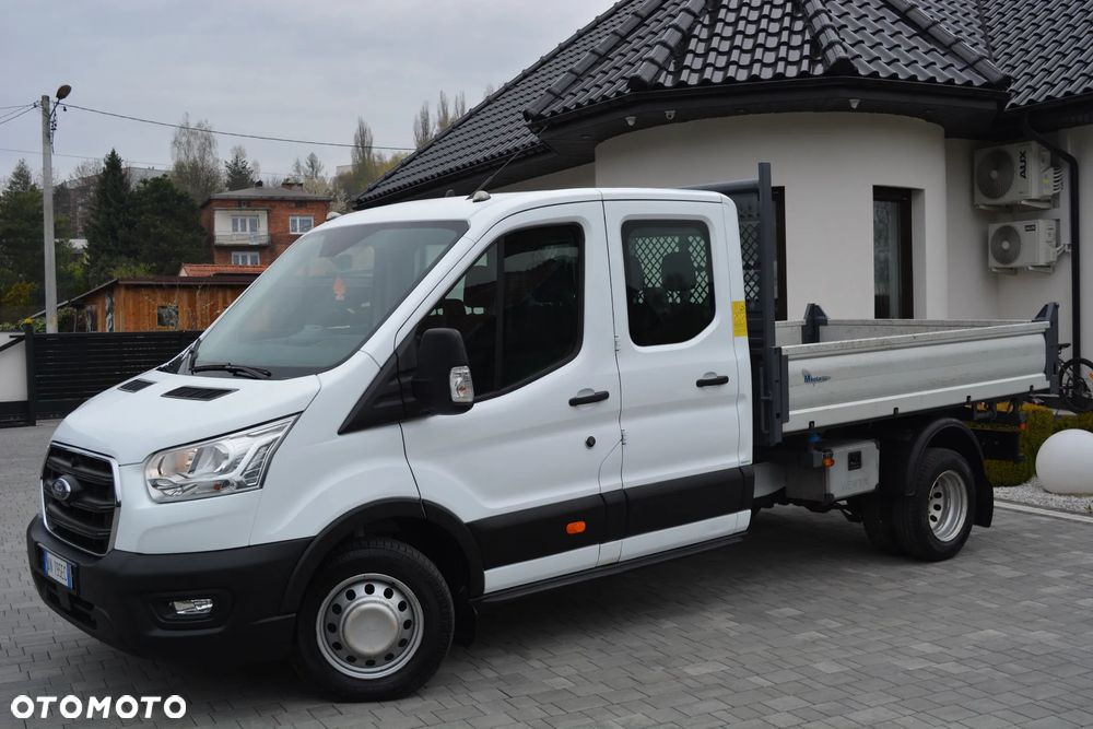 Ford TRANSIT_PIĘKNY 2020/21 Rok-EURO 6+KLIMA_SOLIDNA 3-STRONNA ORYGINALNA WYWROTKA Z WŁOCH_7-OSÓB BRYGADÓWKA DOKA - 31