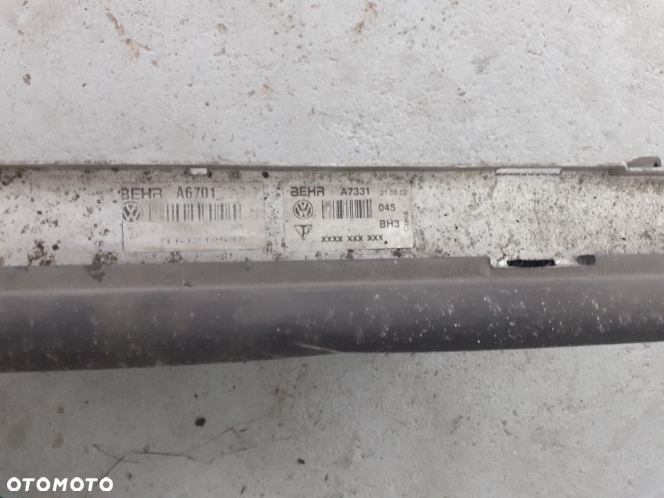 VW TOUAREG AUDI Q7 CHŁODNICE WODY KLIMY OLEJU 7L6820411 3.0 TDI 375ZŁ - 5