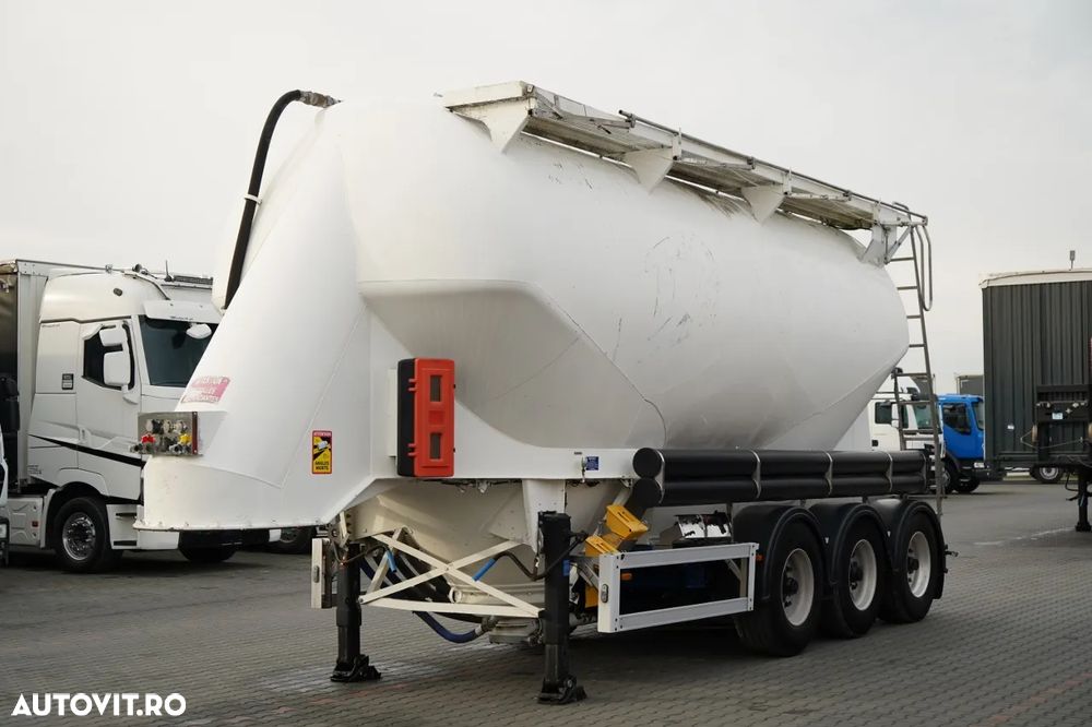 Feldbinder REMORCA CIMENT / 3 COMPARTIMENTE / 37.000 L / SILOC / PENTRU MATERIALE VRAC / JANTE DIN ALIAJ - 2