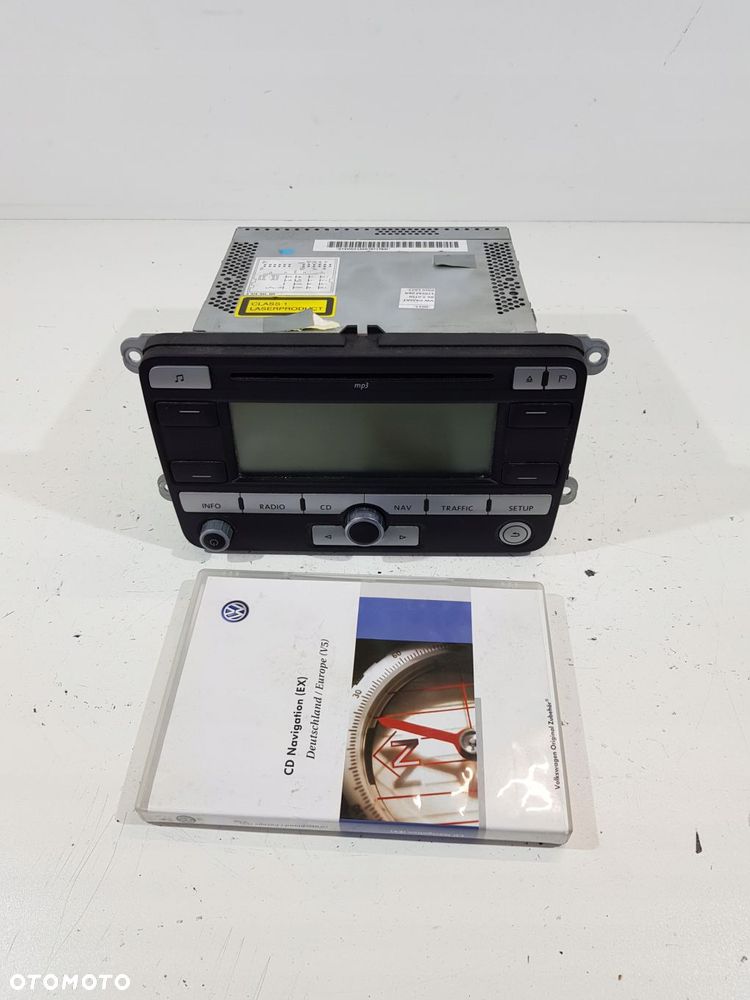radio mp3 navi 1k0035191d vw passat touran golf eu - 1