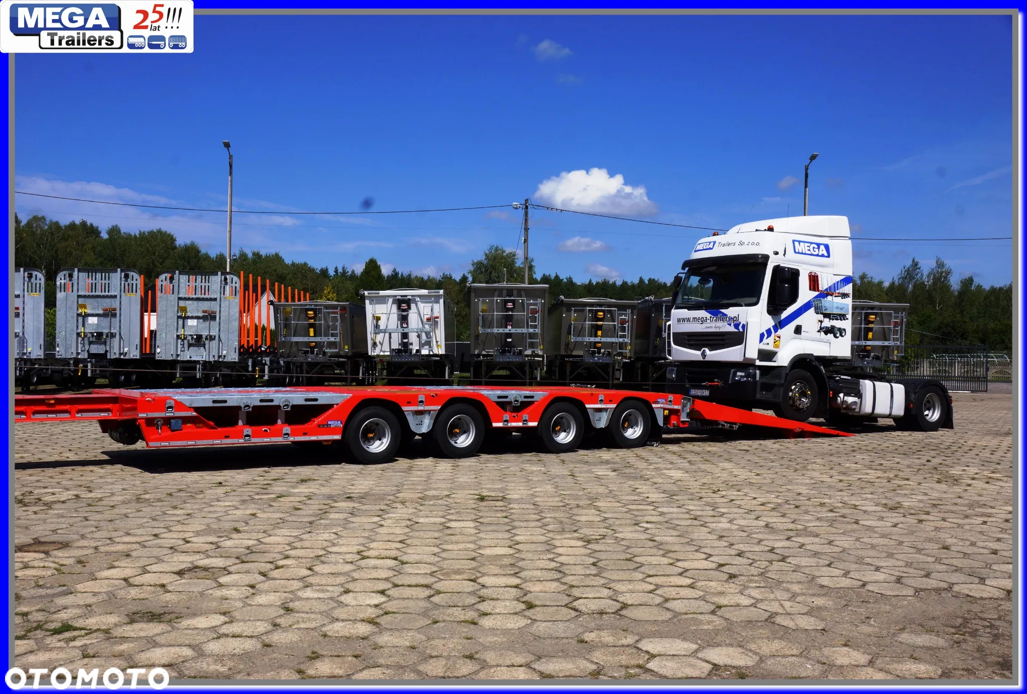 Mega Niskopodwoziowa 70 T DMC Kombajny, maszyny budowlane 18,60 m długości !!! - 10