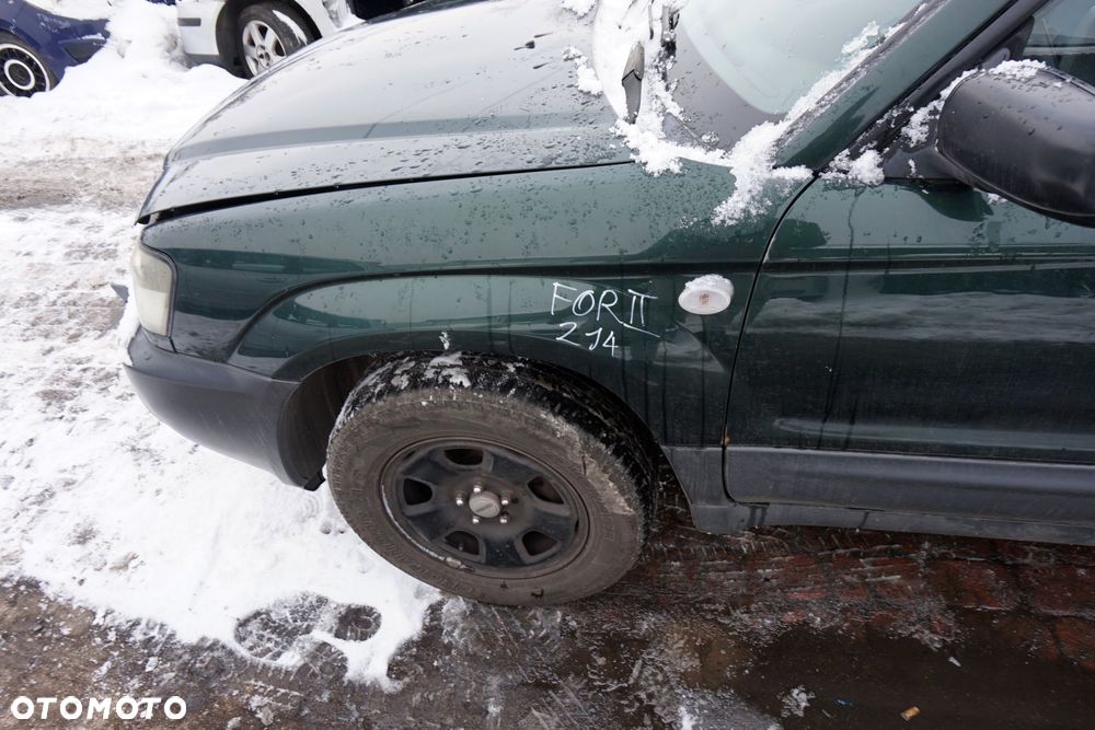 MASKA ZDERZAK BŁOTNIKI LAMPY FORESTER II SG 2J4  SUBARU 2002-2006 ZIELONY PRZÓD KOMPLETNY - 16