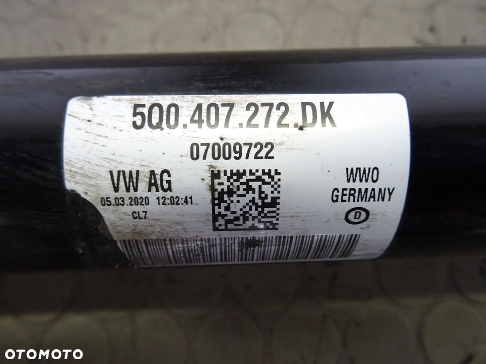 5Q0407272DK polos prawa Dluga 1.4 Tsi etron Audi A3 8v Golf VII czesci - 2