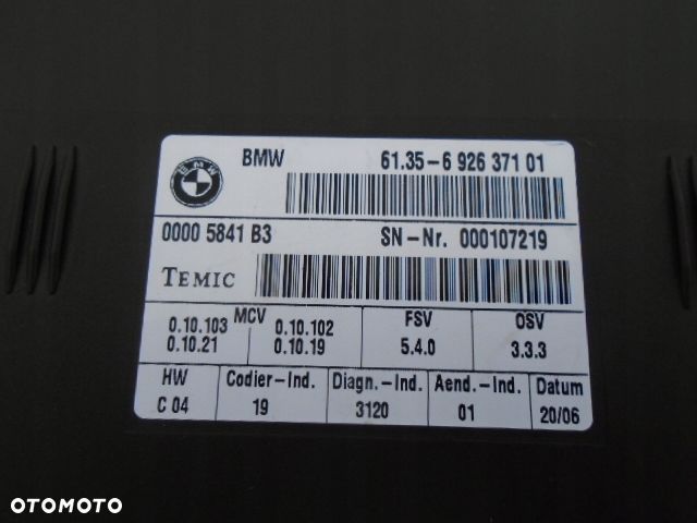 MODUŁ STEROWNIK FOTELA BMW E90 E91 E70 E71 E87 E88 - 2