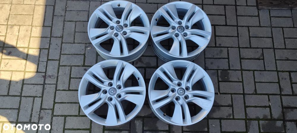 FELGI ALUMNIOWE 5x110 7Jx17 CALI ET35 13385456 OPEL MERIVA B ZAFIRA B KOMPLET 4 SZTUKI - 1
