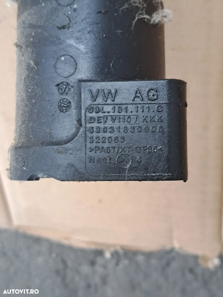 Tub tubulatura furtun turbo intercooler Original VW Passat B6, Tiguan, Golf 5, 6 - 4