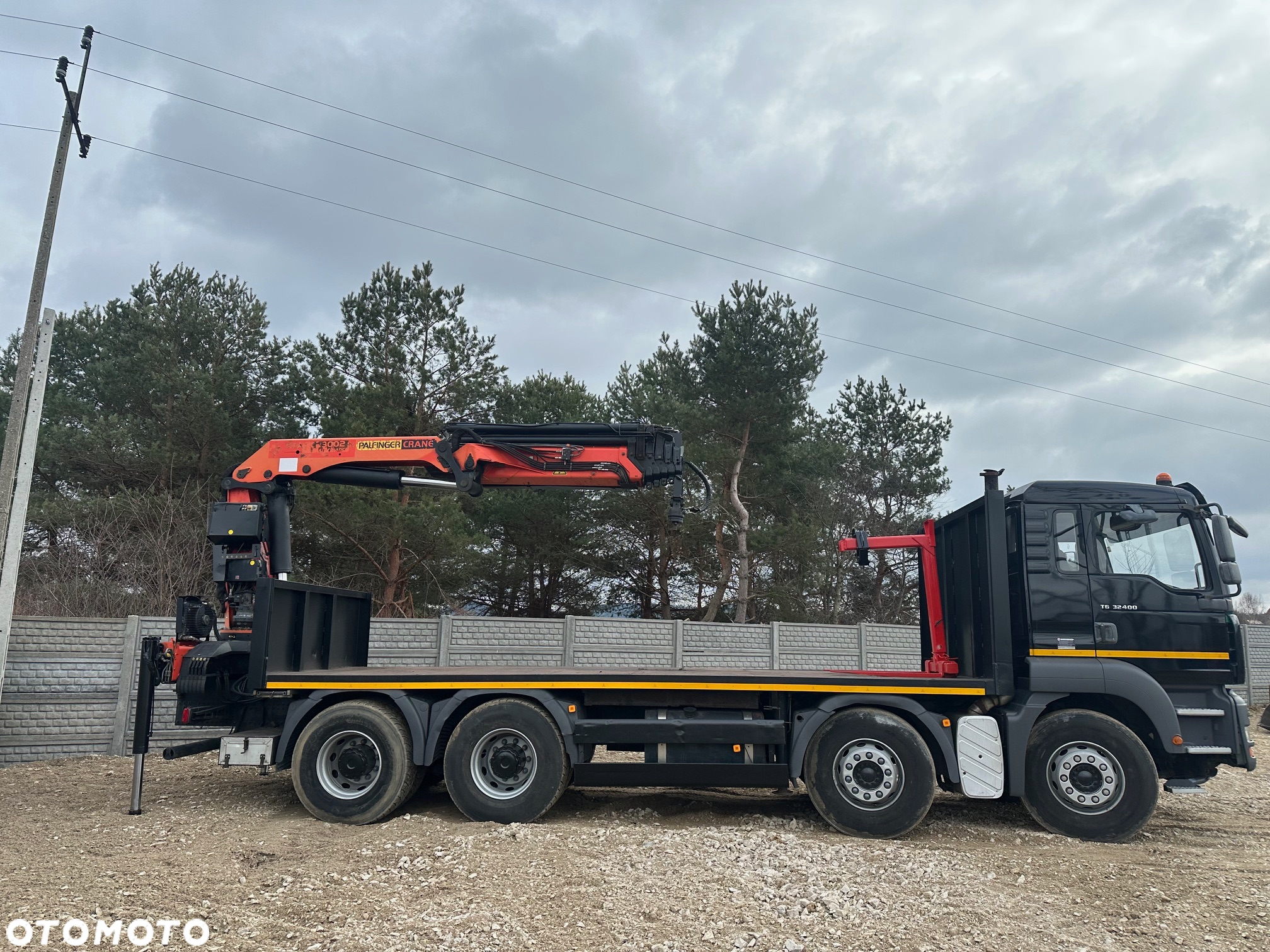 MAN TGA 32.400  8x4 z HDS Palfinger PK29002 + pilot - 7