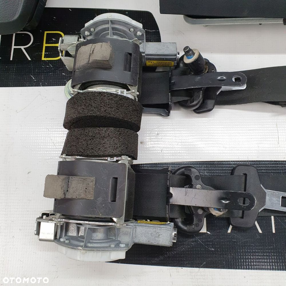 FORD FIESTA MK7 CZARNA LIFT DESKA ROZDZIELCZA KONSOLA KOKPIT PULPIT PODUSZKI AIRBAG AIR BAG PASY KIT SET - 9