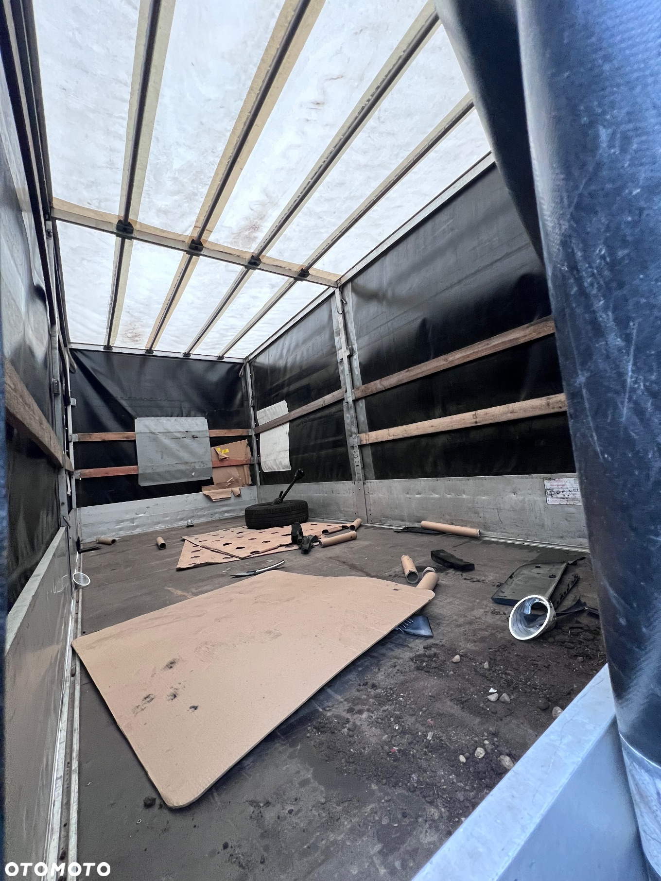 Plandeka paka 10 palet Renault Master III 19r dł 4,80 szer 2,20 - 5