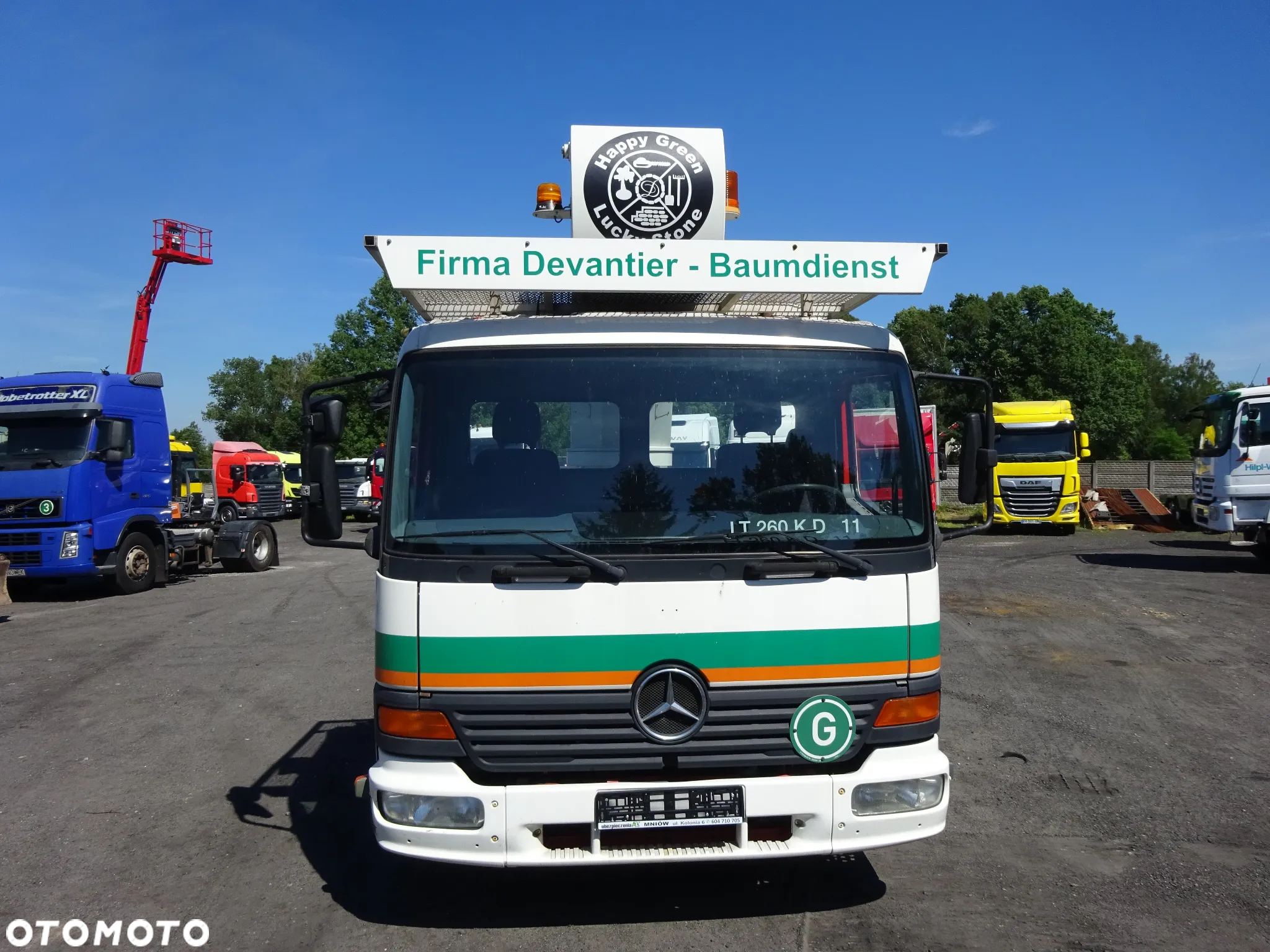Mercedes-Benz 815 zwyżka BISON TKA 26m - 2