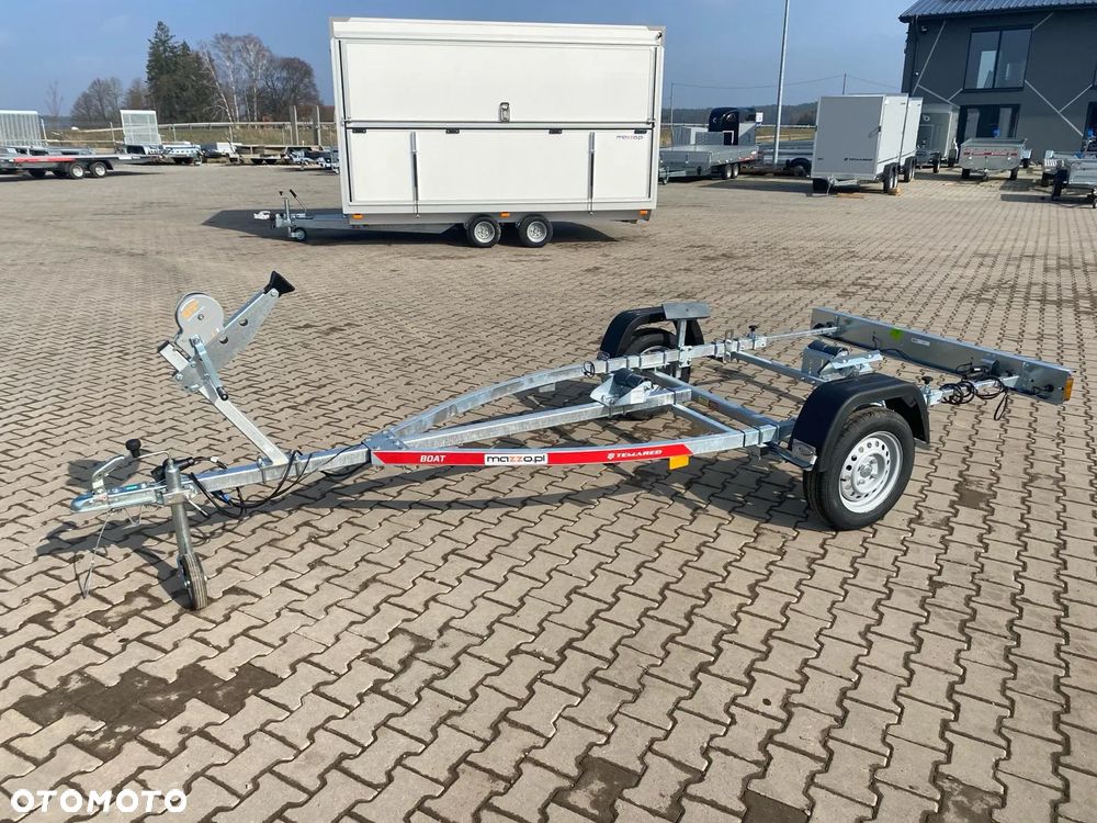 TEMARED Przyczepka podłodziowa DMC750kg łódź do 4,3m WODOODPORNE ŁOŻYSKA MOCNA - 15