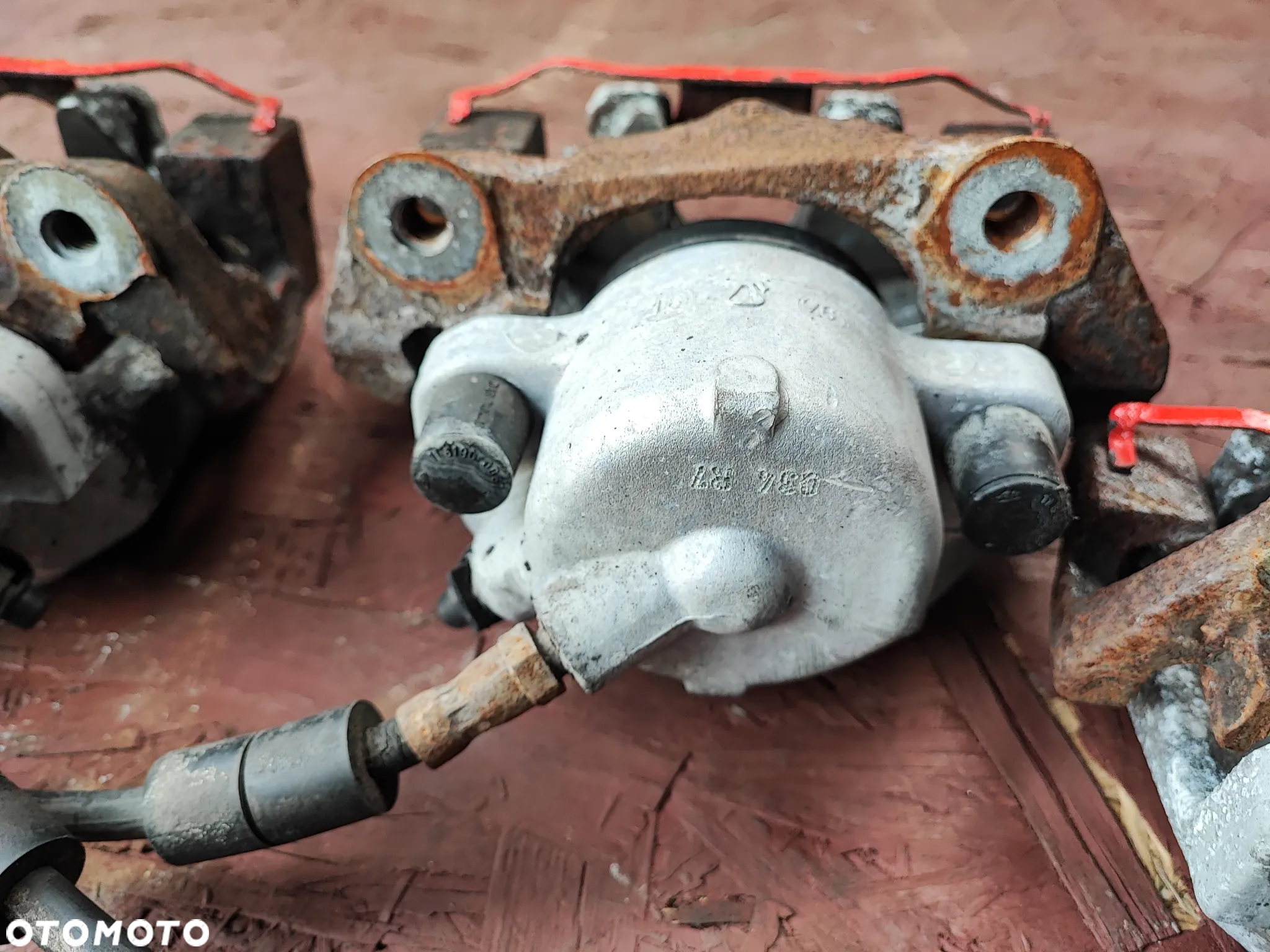 BMW E39 SEDAN ORYGINALNY KOMPLET ZACISKÓW PRZÓD 296MM + TYŁ 298MM O NR.  34 21 1 163 648 /  34 21 1 163 650 /   34 21 1 163 649 OEM W BARDZO DOBRYM STANIE - 14